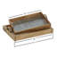 Ensemble de 3 plateaux de service Bangou