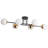 Amechi 6*G9-Light Rustic Dimmable Semi-Flush Mount Light