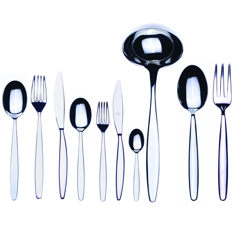 Immagina Flatware Set - 45 Pieces - Stainless Steel