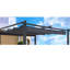 Auvent de remplacement pour pavillon de pergola 10 x 10 pi - bloquant, résistant aux intempéries, facile à assembler, résistant à l'extérieur gris, hydrofuge, installation simple,