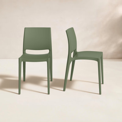 Burt Stackable Patio Side Chair