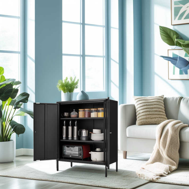 Buffet de cuisine avec console et portes