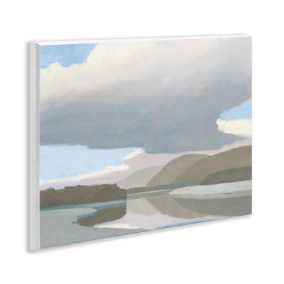 «Mountain Reflections Abstraction», art mural sur bois par Wellington Studio