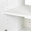 Armoire de rangement murale empilable, P 15,75 po x l 35,43 po x H 19,69 po, blanc-803638919