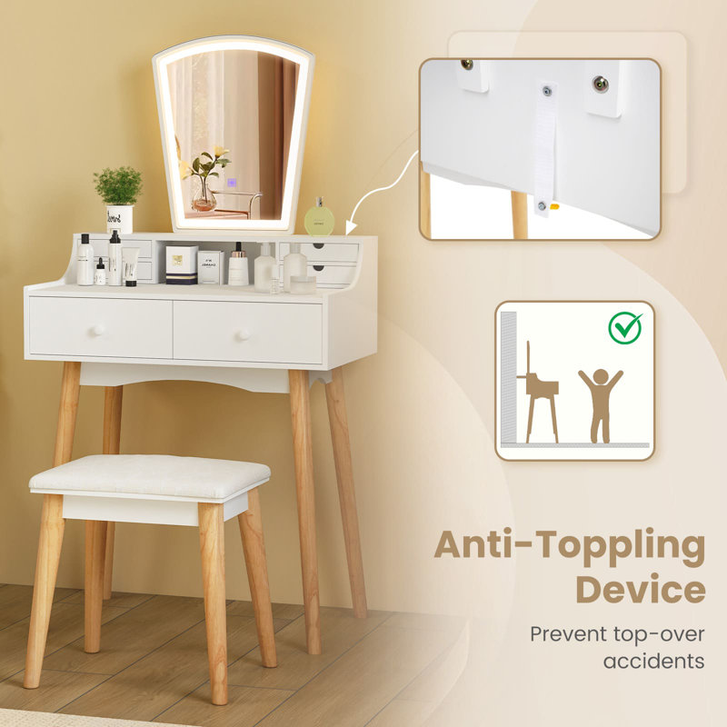 Dressing Table with Mirror
