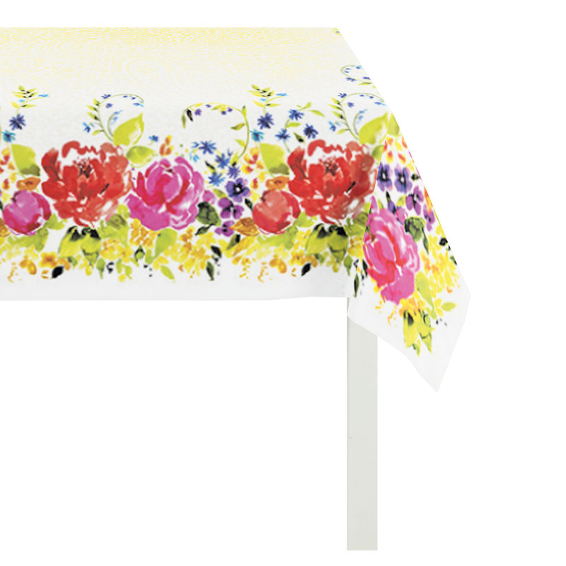 Summer Garden Table Topper, Rectangular: 150 cm x 250 cm, Multicoloured