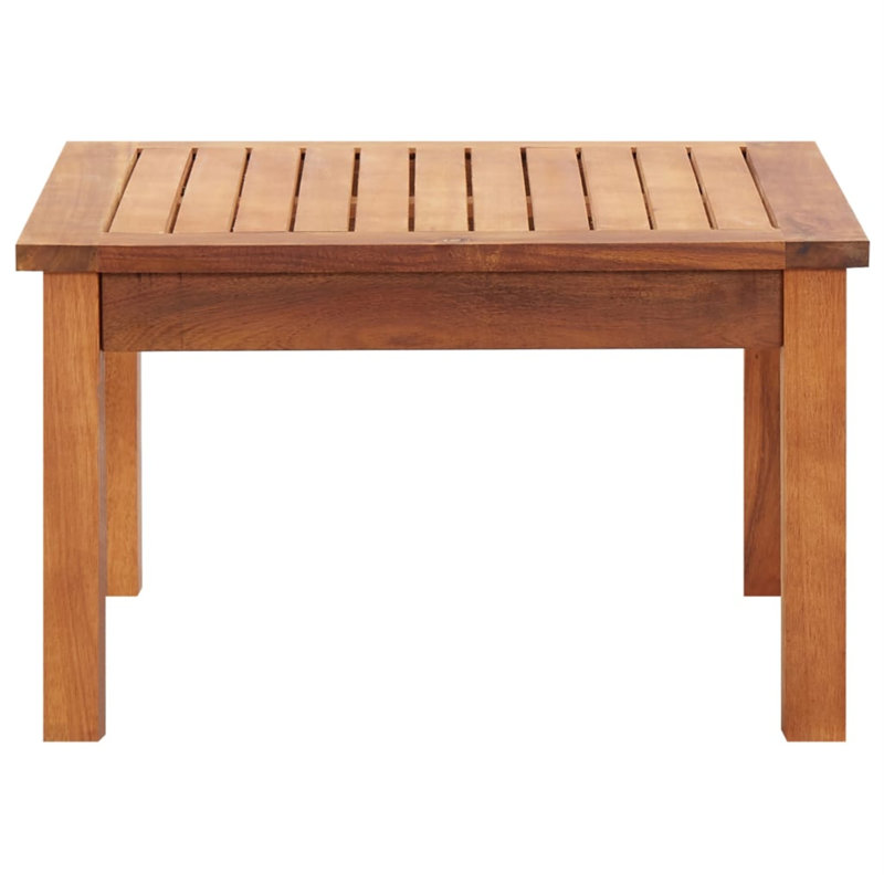 Table basse Alexadra, 14.2" H x 23.6" W x 23.6" D, Brun