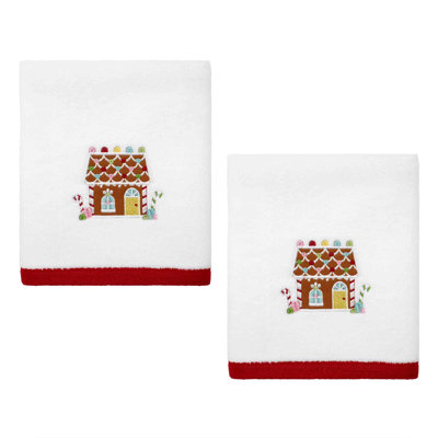 The Holiday Aisle® Sweet Treat 2-Pack Hand Towel Set