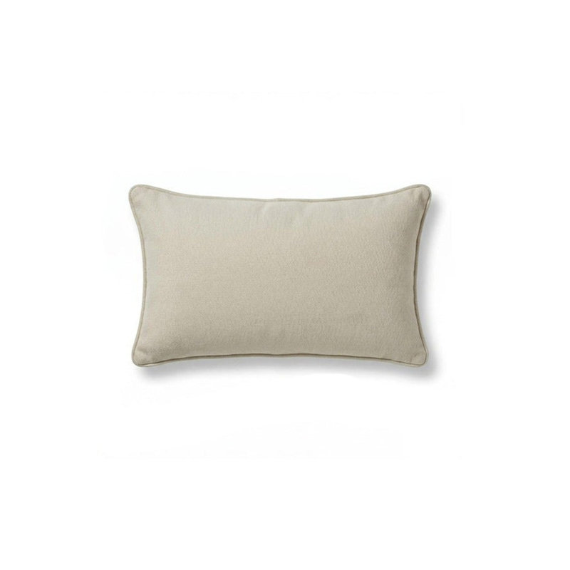 35x55cm Piped Edge Scatter Cushion Cover, Ivory