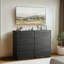Commode simple 5 tiroirs de 27,5 po avec panneau ondulé Dejesus-2136744720