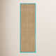 Auckland Bamboo Natural/Turquoise Area Rug