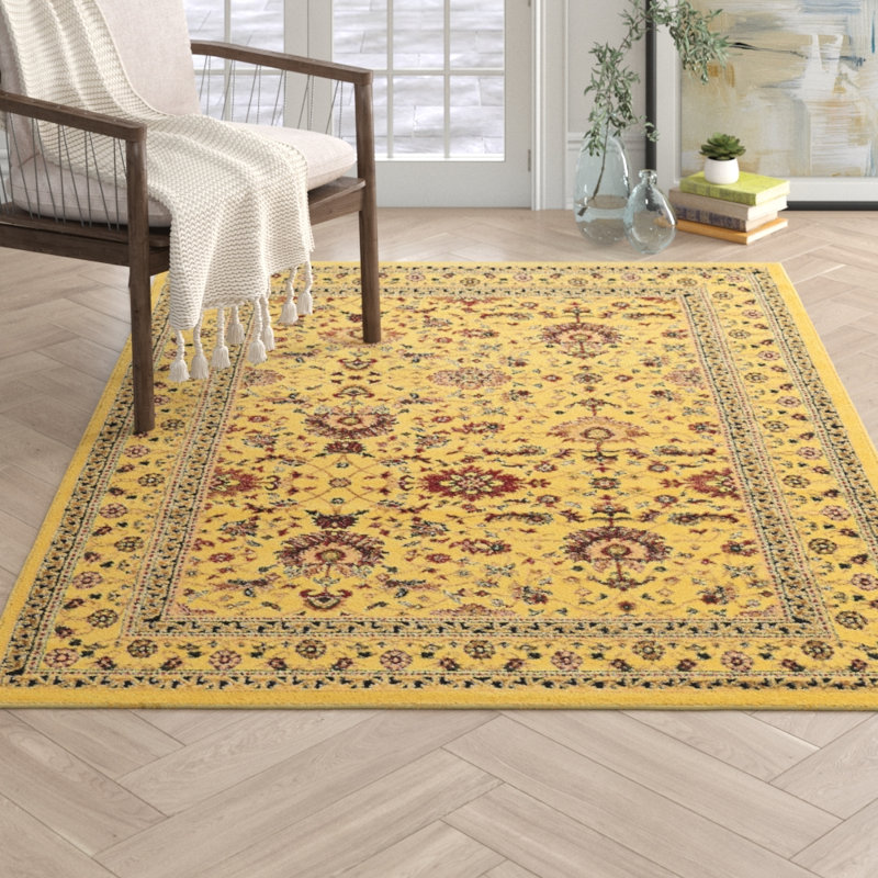 Tapis de zone ivoire Bloomingdale, Rectangle 5 pi x 7 pi