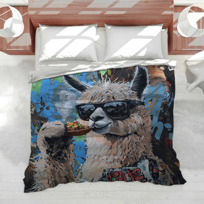 Édredon lama, animaux Boho Boho