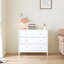 Commode 4 tiroirs, armoire de rangement en bois
