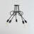 Azaiyah 6- Light Bulbs Unique Design 27.55" Semi Flush Mount Light  Fixture