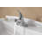 Single Hole Bathroom Faucet with Drain Assembly