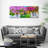 House With Bougainvillea - Wrapped Canvas Print