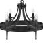 Eastbourne 8 - Light Waggon Wheel Chandelier