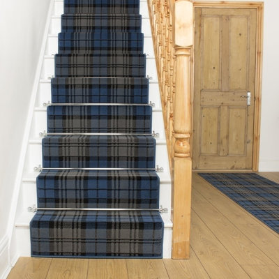 Stair Runner Plaid Area Rug