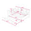 Lit de jour en bois avec couchette simple Jaye-1748518022-1748518021