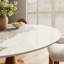 Round Stone Danner Solid Wood Pedestal Floral Shape Kitchen Dinner Table For 4/6/8-932909969-932909971