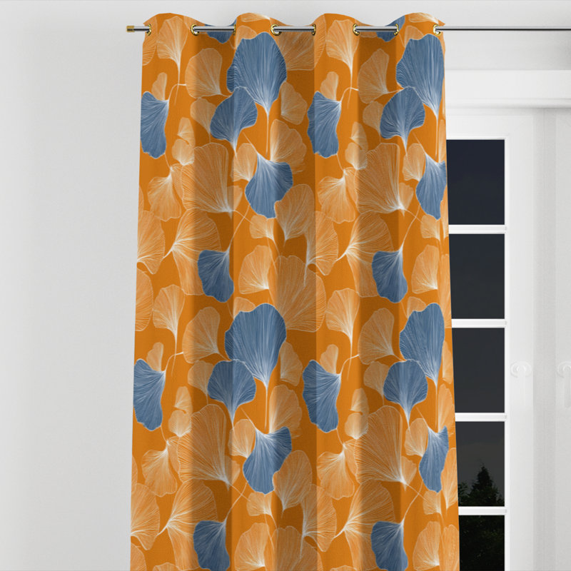Coastal Curtains - Rideau à œillets Beachy, Œillets dorés, L 52 po x L 108 po