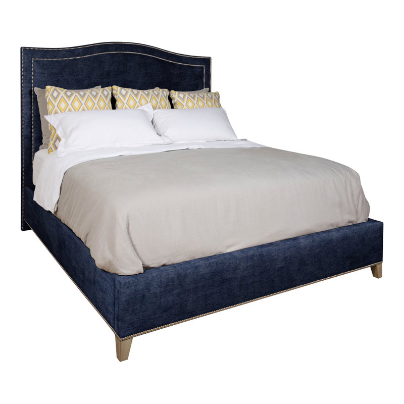 Caroline/Casey Upholstered Bed, Havana, Tarbee Pebble, King