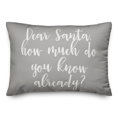  Coussin Dear Santa