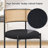 Canice Boucle Upholstered Metal Leg Side Chair-1423878767