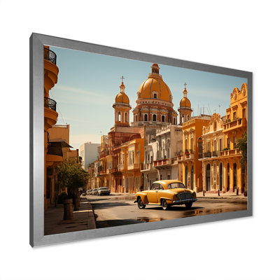 " Yellow Cuba Colonial Architecture I "