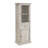  65" Tall Bookcase with Tempered Glass Door, Elegant Freestanding Display Cabinet with Drawer, Modern Wooden Kitchen Pantry Storage Cabinets for Living Room/Office-1755910044
