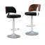 Swivel Bar Stools Seat Adjustable H 62-84cm Barstools with Upholstered Back(set of 2/4)-2059650895-2048619492