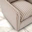 360-degree Swivel Accent Chair, Striped Upholstered Armchair with Removable Cushions-1582468715