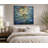 Modern Blue Water Reflection Gallery Wrapped Canvas Wall Art for Living Room, Contemporary Abstract Coastal Wall Decor-126533748