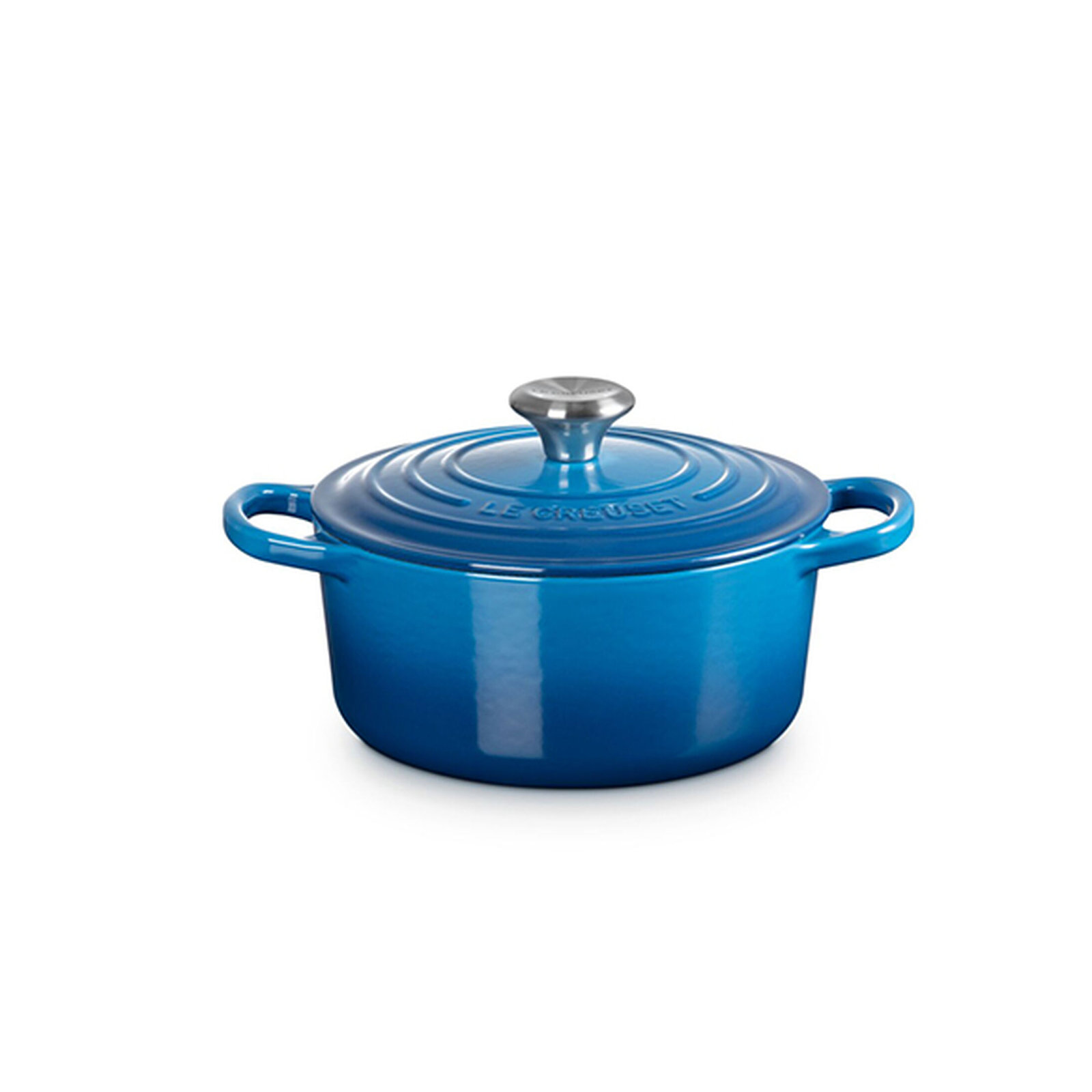 Le Creuset Signature Enameled Cast Iron Round Dutch Oven with Lid, 2 quarts, Marseille