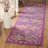 Christa Floral Fuchsia/Blue Area Rug-710578624