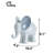 Hand-Painted Elephant Decorative Object