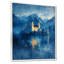«Blue Winter Dracula Castle of Vampire», impression d'art mural châteaux-733083920-733083925