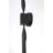 Omarie Outdoor Wall Sconce in Black