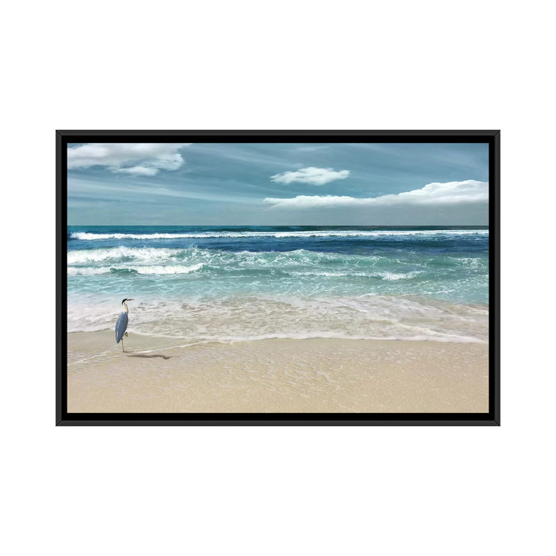 Nature par Nan - reproduction de photo sur toile tendue, H 18 po x l 26 po x p 1,5 po, Toile avec cadre noir, Pas de tapis