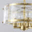 Luminaire plafonnier semi-encastré moderne à 4 lumières avec abat-jour cylindrique 12,16 po-1850727433