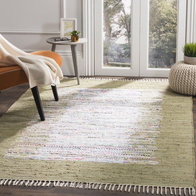 Paynter Hand Woven Cotton Ikat Rug