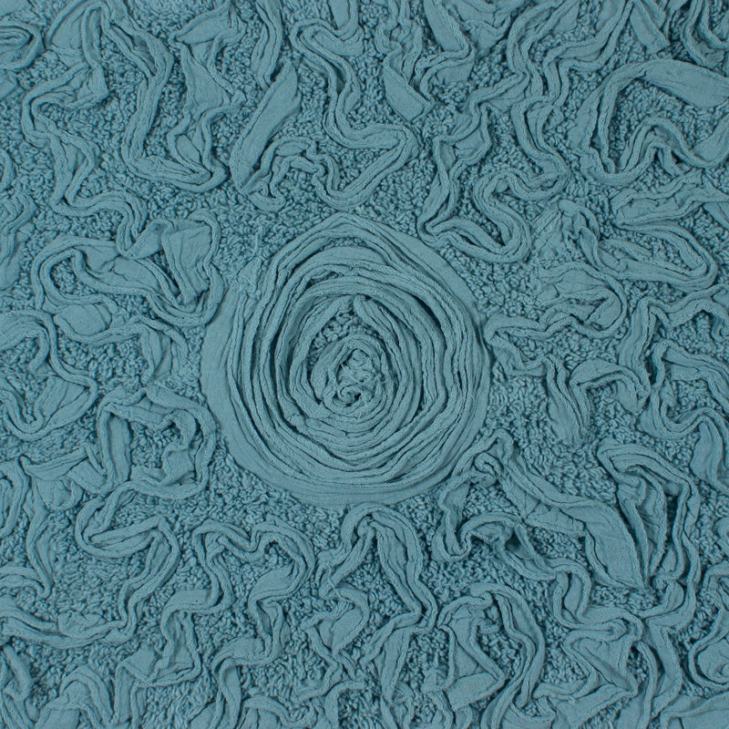 Freida 2 Piece Bath Rug Set, Blue