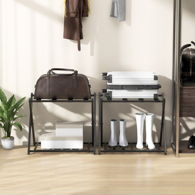 Porte-bagages pliant en métal