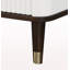 Commode moderne moderne avec finition noyer
