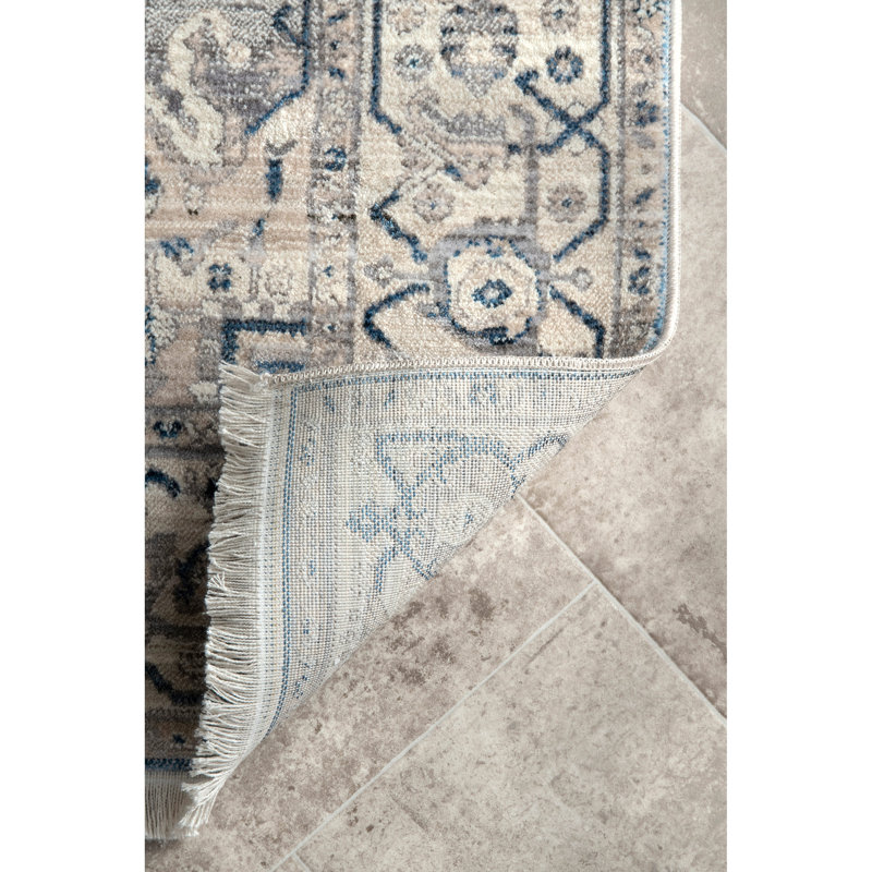Widener Geometric Indoor Rug, Oval 4' x 6'