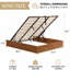 Structure de lit très grand en bois avec rangement relevable, aucun sommier nécessaire, brun rustique-1295656417-1295656428