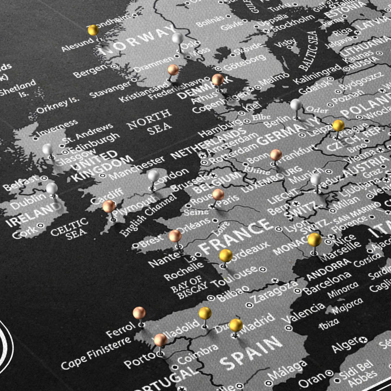 Pin personnalisé Europe Amitabh I, H 30 po x l 45 po, Oui