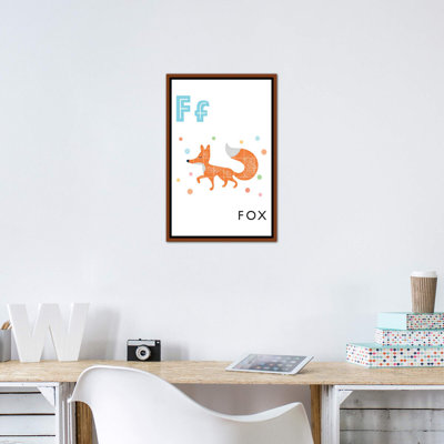 Alphabet Flash Cartes F - impression d'art graphique