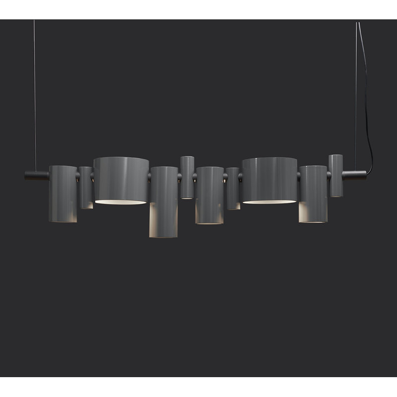 Dancing Queen 1 - Light LED Pendant, Gloss Gray